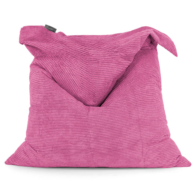 Puff Gigante Cama XL - Pompón Rosa 01