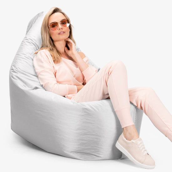Puff Gigante Cama XXL - SmartCanvas™ Blanco 06