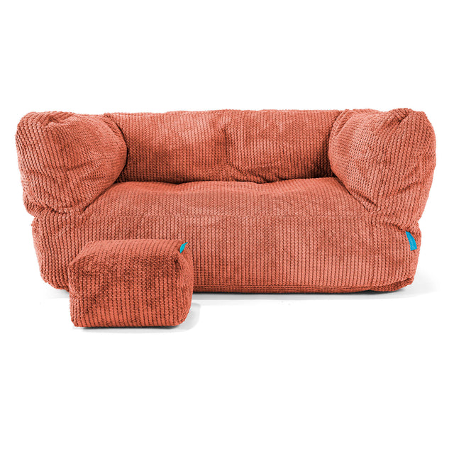 Albert Puf Grande para Niños 2-6 años - Pompón Naranja Calabaza 02