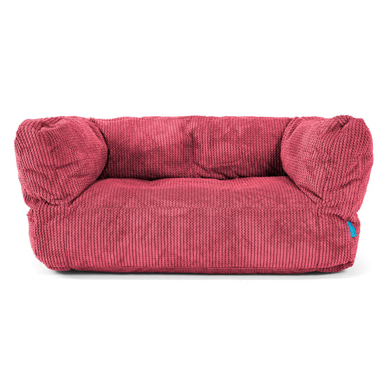 Albert Puf Grande para Niños 2-6 años - Pompón Rojo pastel 01