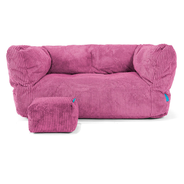 Albert Puf Grande para Niños 2-6 años - Pompón Rosa 02
