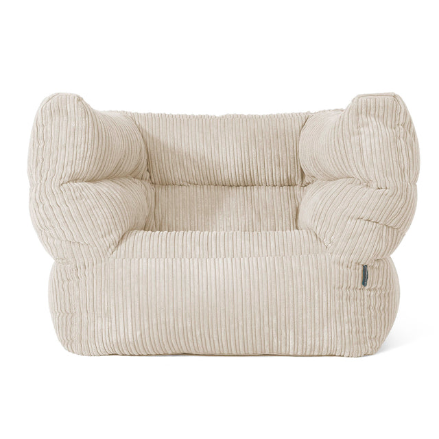 Albert Puff Sillón 2.0 - Pana Clásica Crema 01