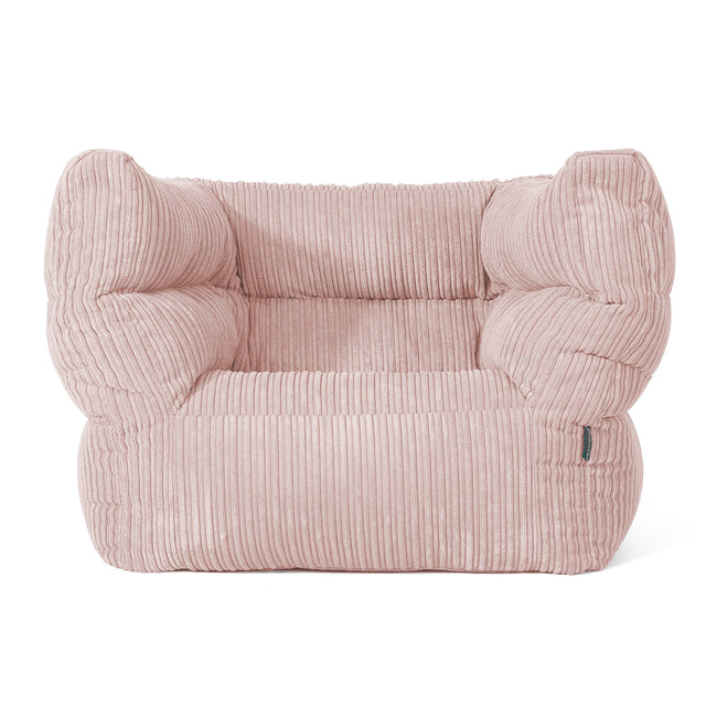 Albert Puff Sillón 2.0 - Pana Clásica Rosa Claro 01