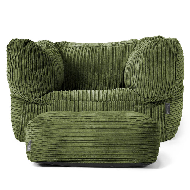 Albert Puff Sillón - Pana Clásica Bosque Verde 02