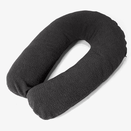 Almohada Abrazo - Boucle Grafito 01