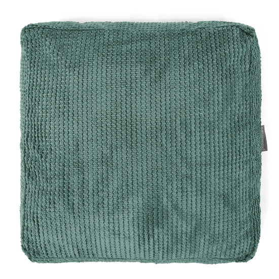 Cojín de Suelo Grande - Pompón Verde Musgo 03