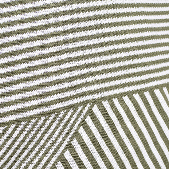 Fundas de Cojín Extra Grande 70 x 70cm - Punto Raya Verde 03