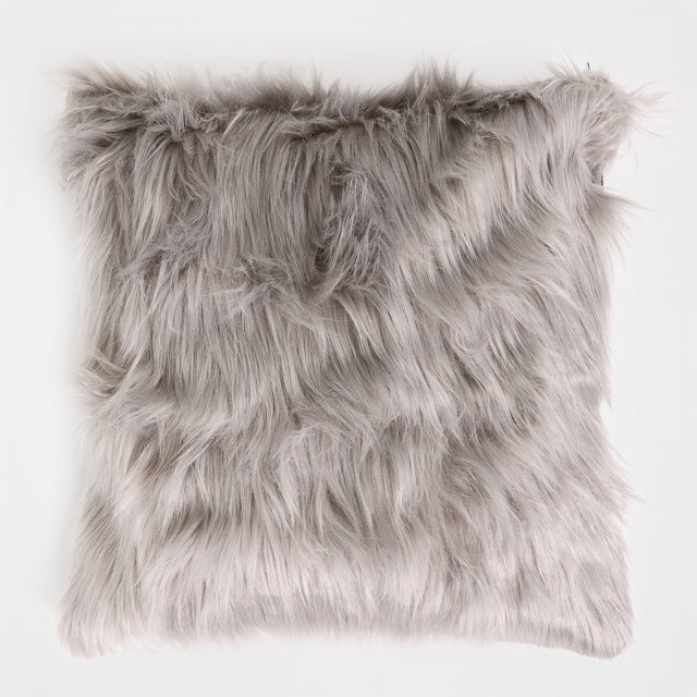 Fundas de Cojín 47 x 47cm - Piel Sintética Mongola Gris 01