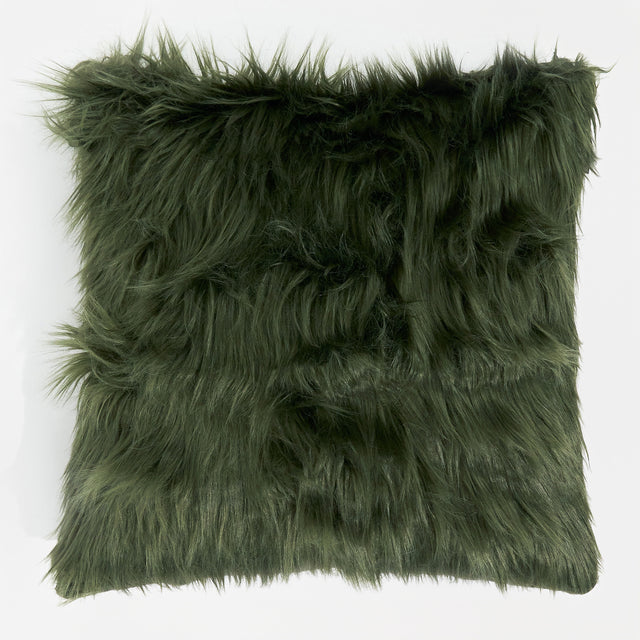 Fundas de Cojín 47 x 47cm - Piel Sintética Mongola Verde salvia 01