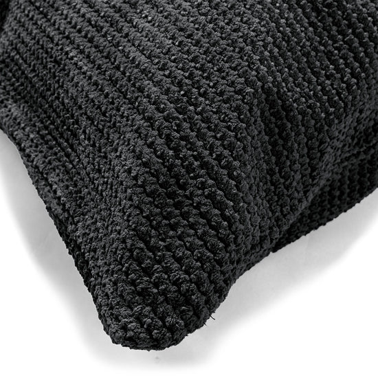 Fundas de Cojín Rectangular 35 x 50cm - Pompón Negro 02