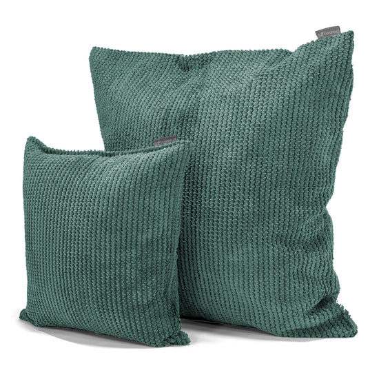 Fundas de Cojín 47 x 47cm - Pompón Verde Musgo 02