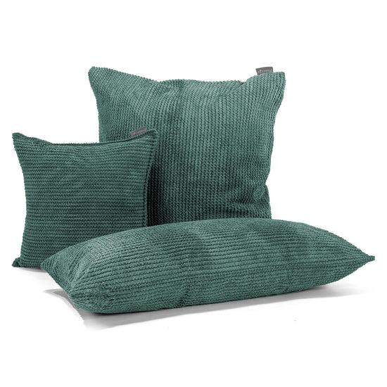 Fundas de Cojín 47 x 47cm - Pompón Verde Musgo 04
