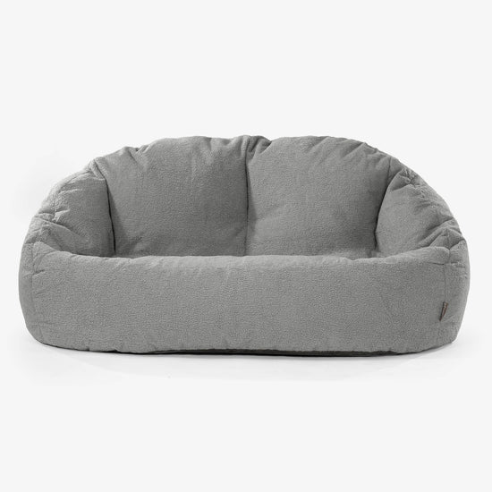 Puf Grande Bubble - Boucle Gris 01