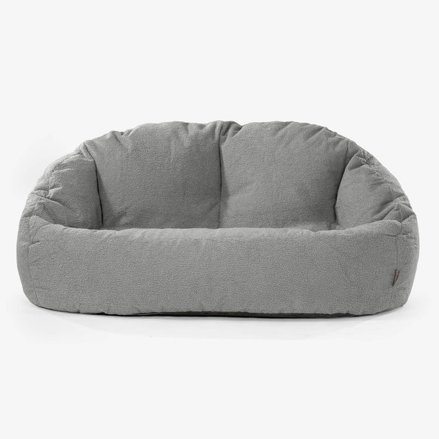 Puf Grande Bubble - Boucle Gris 01