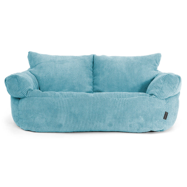 Puf Sofá Josephine - Pompón Egeo Azul 01