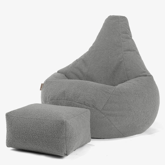 Puff Pera - Boucle Gris 01