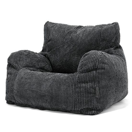Puff Sillón Josephine - Pompón Negro 01