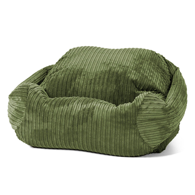 Puf Silla Sabina - Pana Clásica Bosque Verde 01