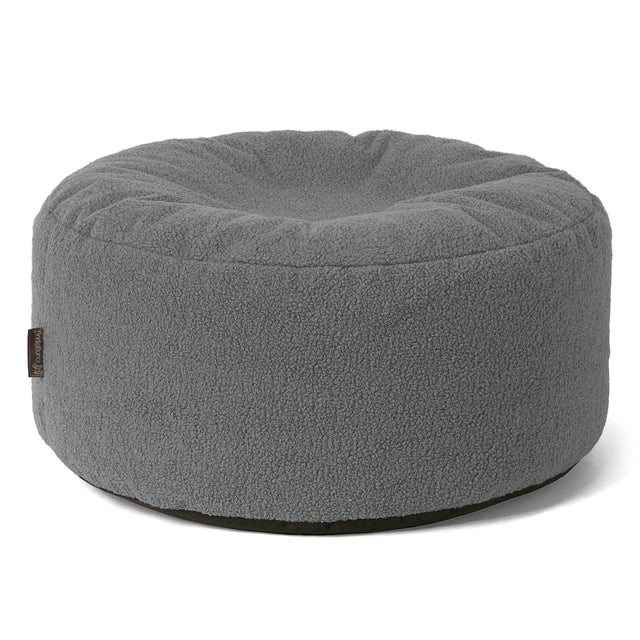 Puff Taburete - Boucle Gris 01