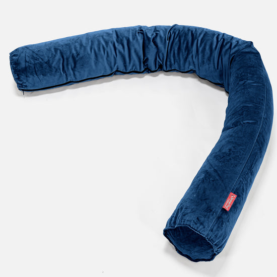 Almohada Gigante para Sofás XL - Terciopelo Azul Marino 01