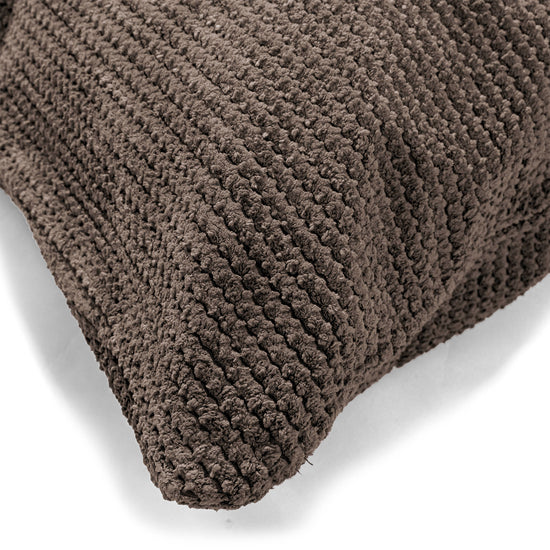 CloudSac 50 Almohada Gigante Viscoelástica 40 x 80cm - Pompón Chocolate
