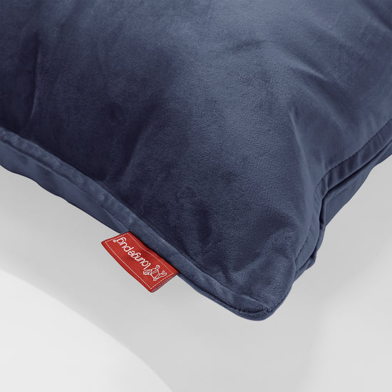 CloudSac 50 Almohada Gigante Viscoelástica 40 x 80cm - Terciopelo Azul Marino 0
