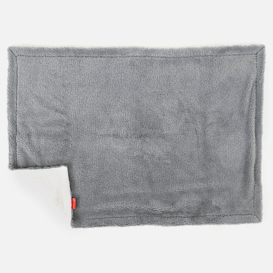 Manta de Sherpa - Piel de Osito Sintética Gris oscuro 02