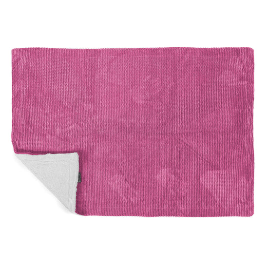 Manta de Sherpa - Pompón Rosa 03