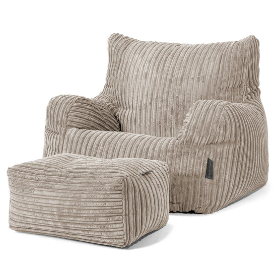Sillón Puf Teens 6-14 años - Pana Clásica Visón 03