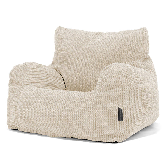 Sillón Puf Teens 6-14 años - Pompón Crema 02