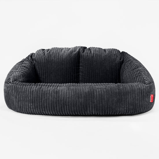 Sofá Gigante Bubble para Niños de 3 a 14 años - Pana Clásica Negro 03