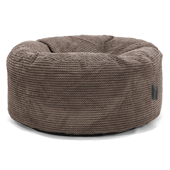 Puff Taburete - Pompón Chocolate 01