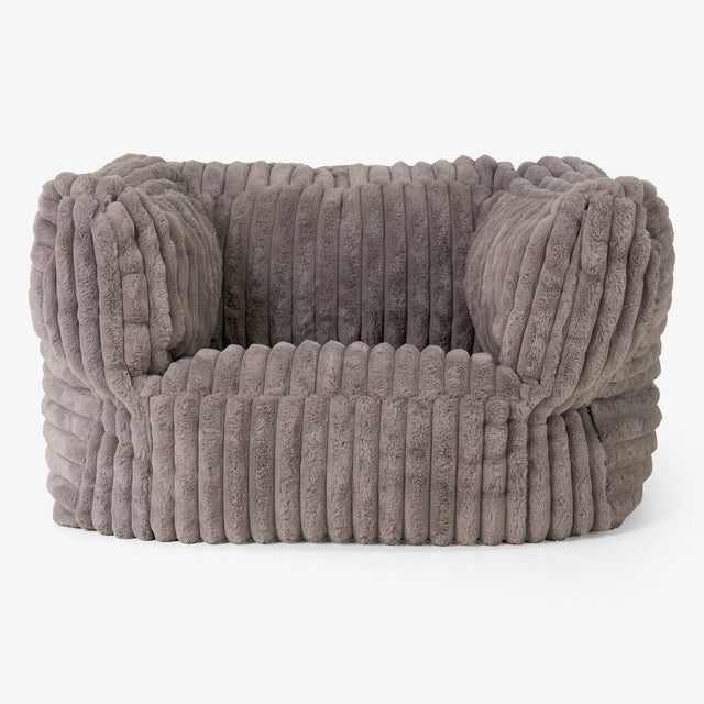 Albert Puff Sillón - Pana de Felpa Ultra Visón 01