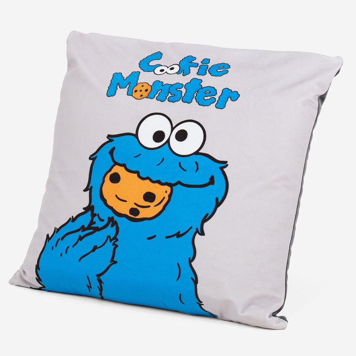Fundas de Cojín 47 x 47cm - Monstruo de las Galletas Triki Gris 02