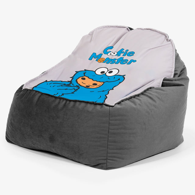 Puf Encorvado Niños 2-6 años - Monstruo de las Galletas Triki 01