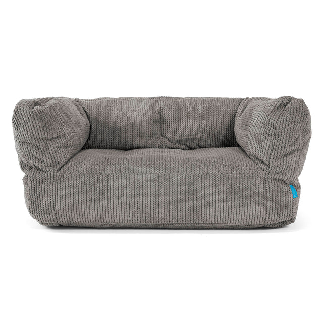 Albert Puf Grande para Niños 2-6 años - Pompón Carbón Gris 01