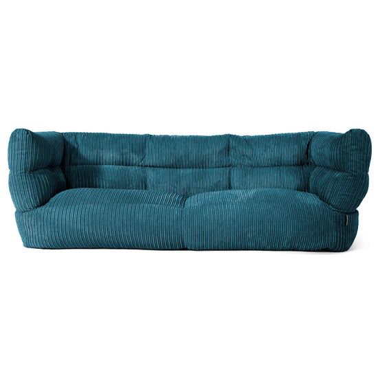 Albert Puf Sofá 3 plazas 2.0 - Pana Clásica Turquesa 01