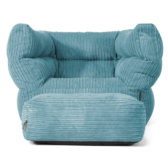 Albert Puff Sillón 2.0 - Pana Clásica Egeo Azul 02