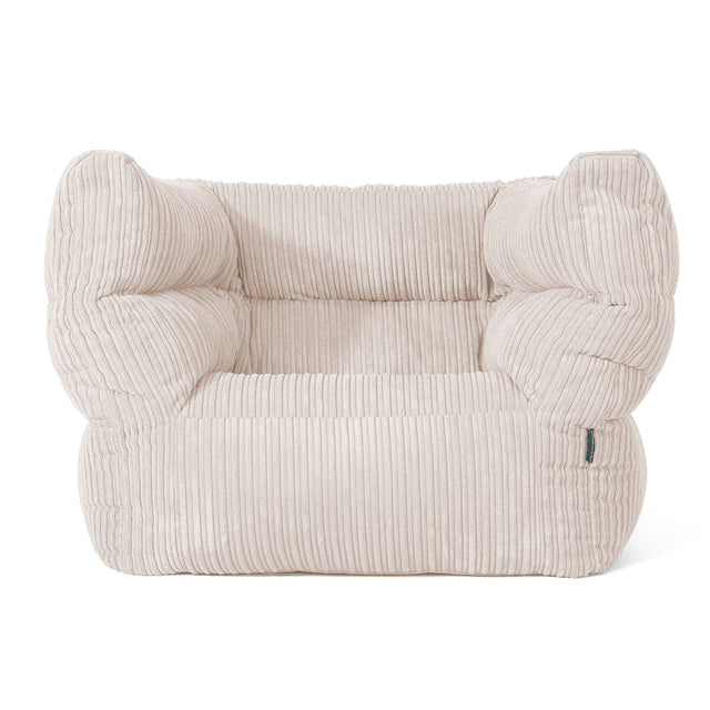 Albert Puff Sillón 2.0 - Pana Clásica Marfil 01