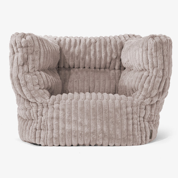 Albert Puff Sillón 2.0 - Pana de Felpa Ultra Visón 01