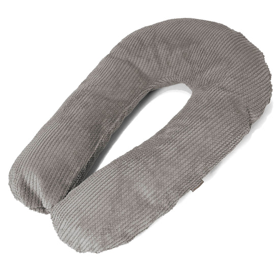 Almohada Abrazo - Pompón Carbón Gris 01