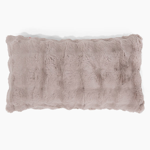 Fundas de Cojín Rectangular Gigante 40 x 70cm - Piel Sintética de Burbuja Vison 01