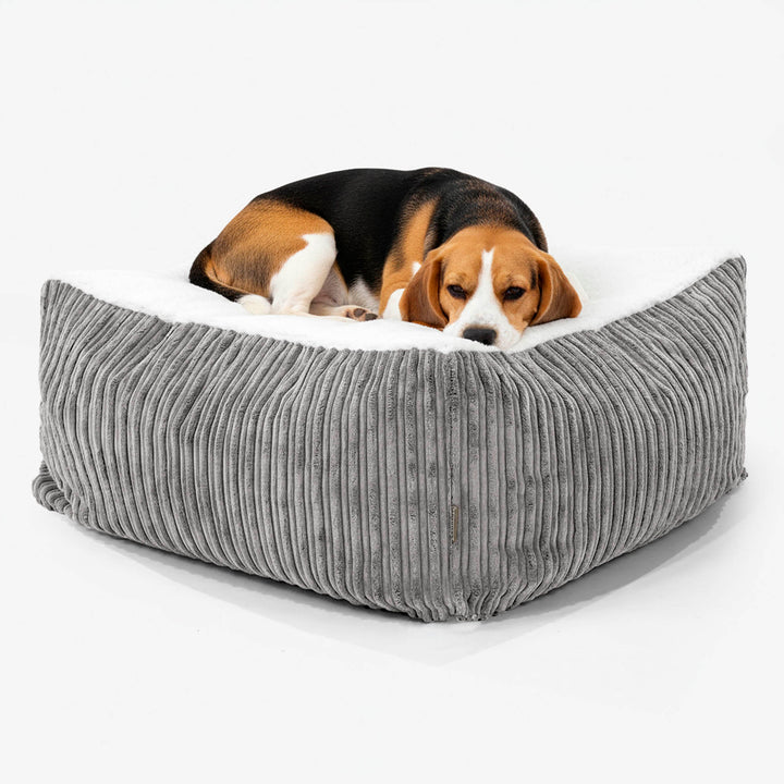 Cama para Perro Colchón Gigante Grande - Sherpa & Pana Clásica Grafito - 02