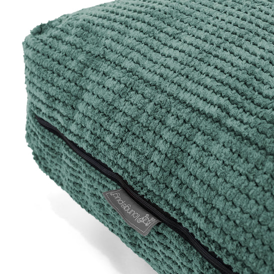 Cojín de Suelo Grande - Pompón Verde Musgo 02