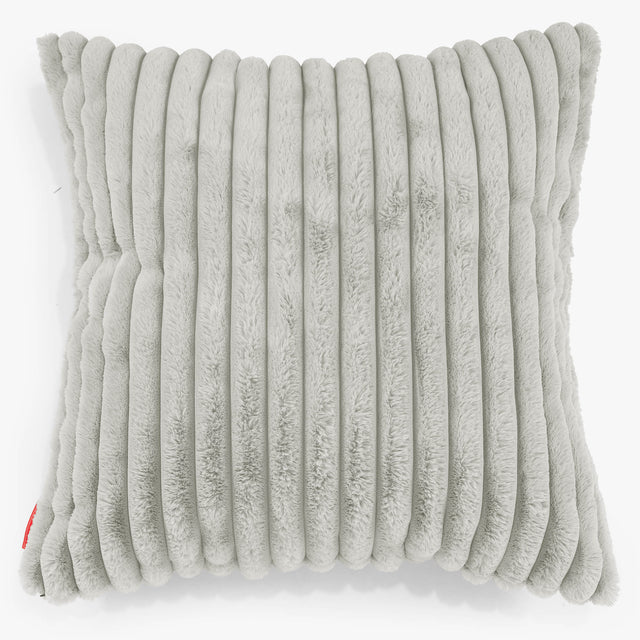 Fundas de Cojín Extra Grande 70 x 70cm - Pana de Felpa Ultra Verde Salvia 01