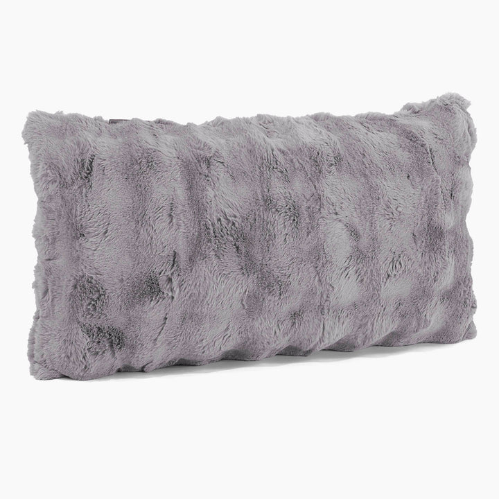 Fundas de Cojín Rectangular Gigante 40 x 70cm - Piel Sintética de Burbuja Gris 02