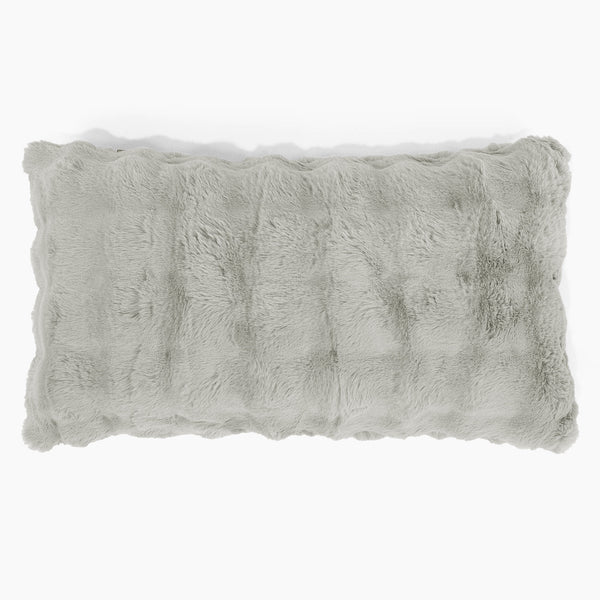 Fundas de Cojín Rectangular Gigante 40 x 70cm - Piel Sintética de Burbuja Verde Salvia 01
