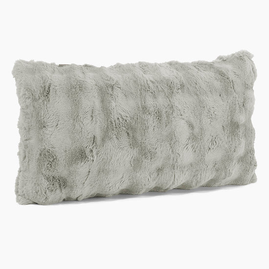 Fundas de Cojín Rectangular Gigante 40 x 70cm - Piel Sintética de Burbuja Verde Salvia 02