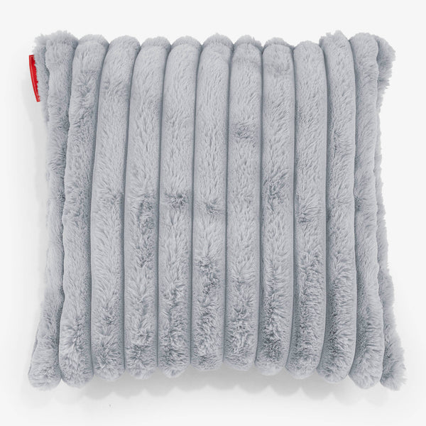 Fundas de Cojín 47 x 47cm - Pana de Felpa Ultra Azul Huevo de Pato 01