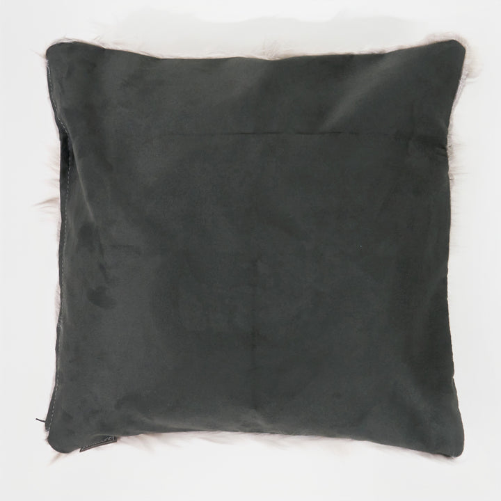 Fundas de Cojín 47 x 47cm - Piel Sintética Mongola Gris 02